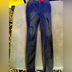 I N C International Concepts Black Leopard Print s25